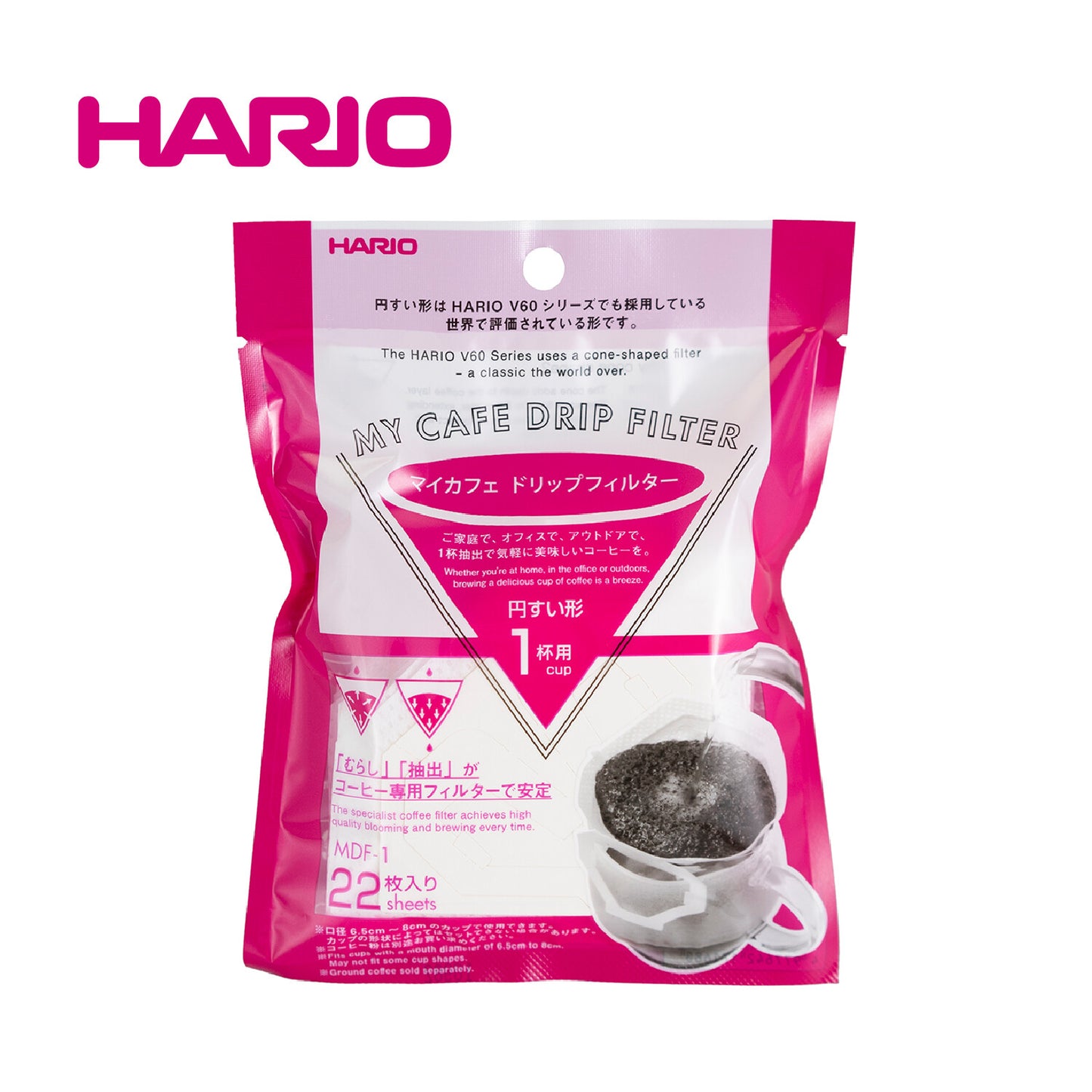 HARIO マイカフェドリップフィルター 22枚袋入り